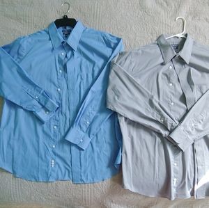 2 Croft&Barrow Broadcloth Classic Fit long sleeve